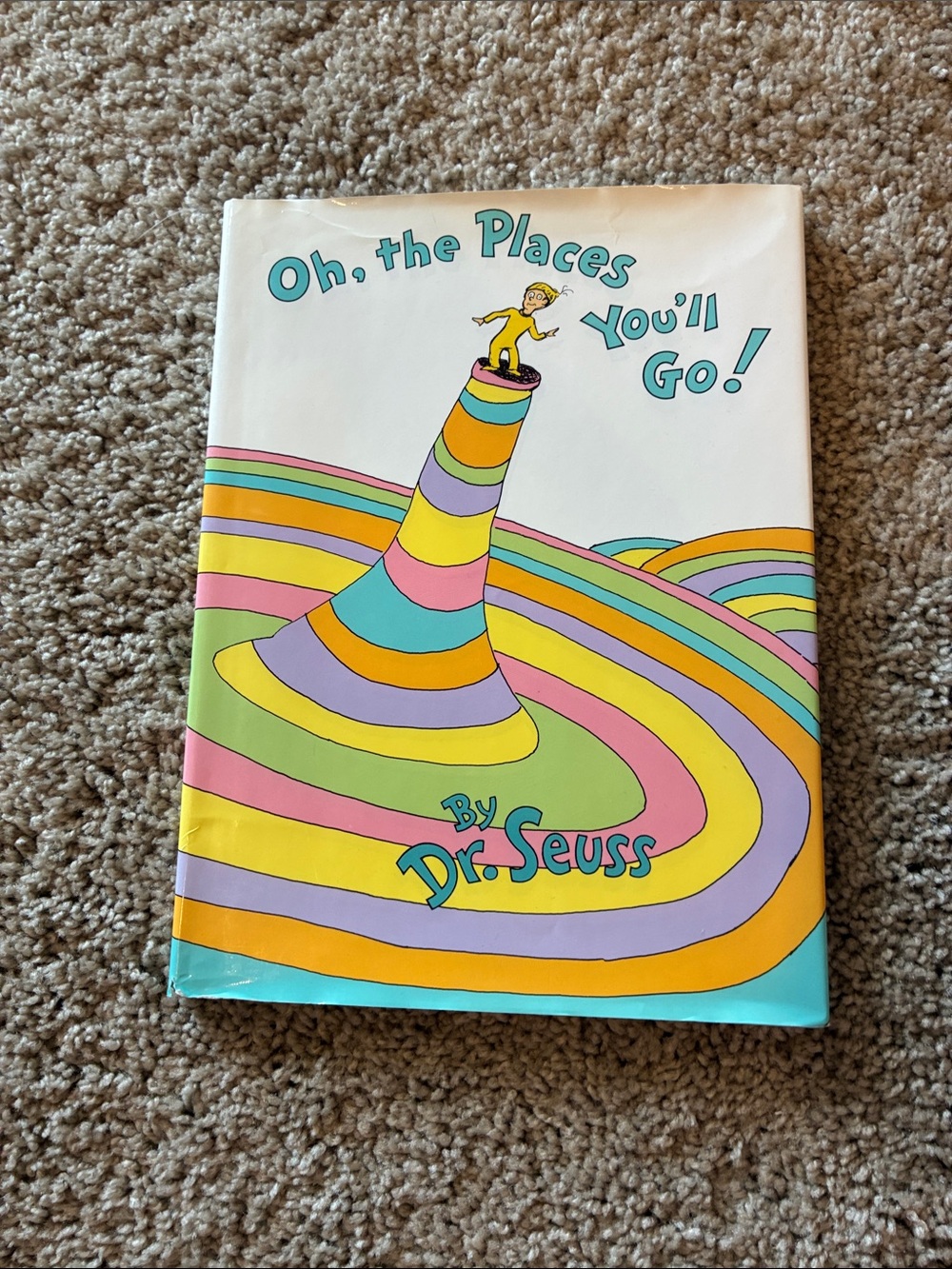 Oh, the Places You'll Go! by Dr. Seuss - Colorful Illustrated Hardcover